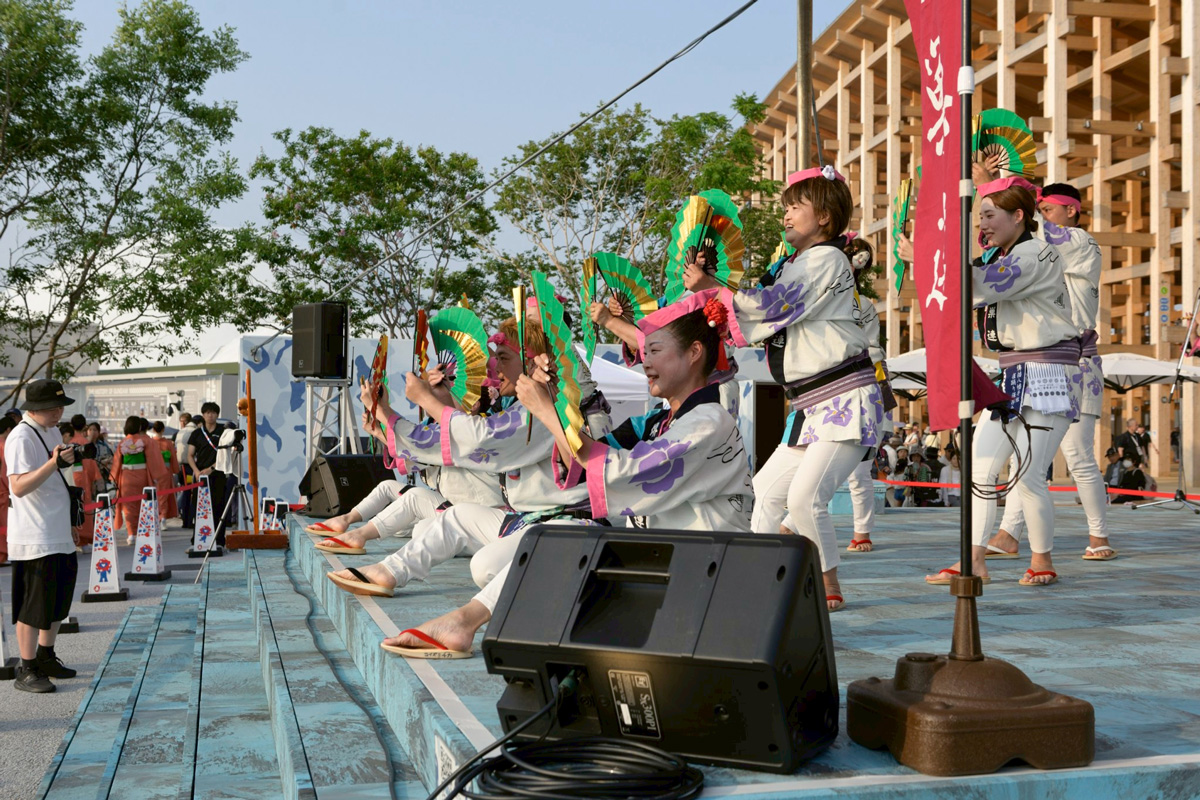 2025大阪万博にてステージ演舞27