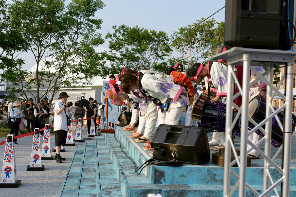 2025大阪万博にてステージ演舞29