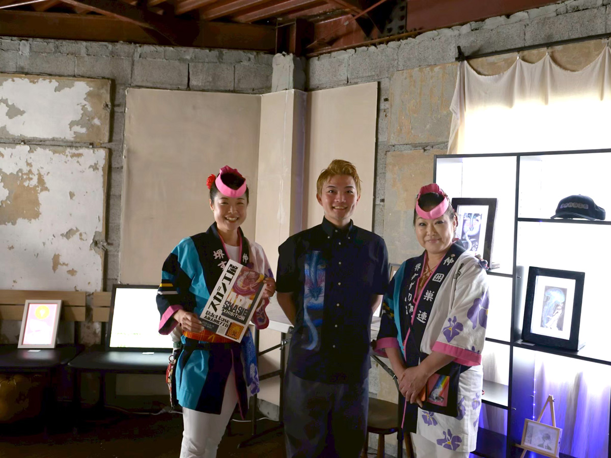 仲囲巣連のセンターYADOくんのアート個展『スカシエ展』へ_3